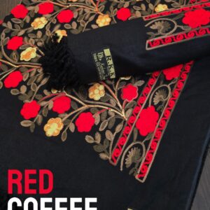 রেড কফি কাশ্মীরি শাল।